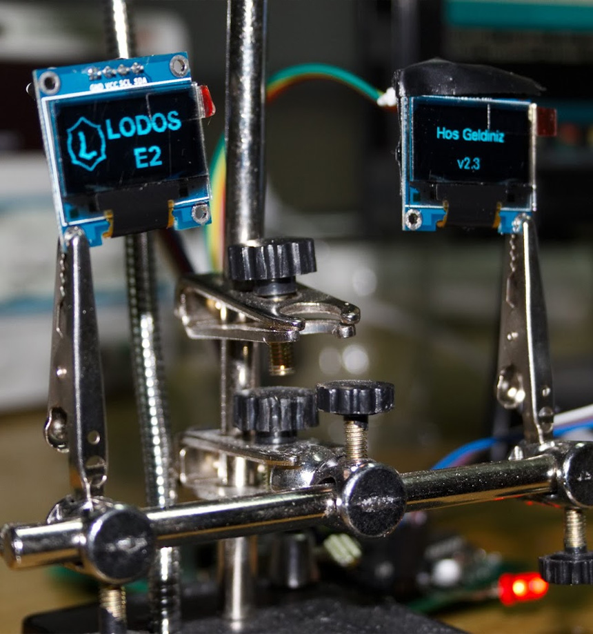 In-vehicle display electronics under test
