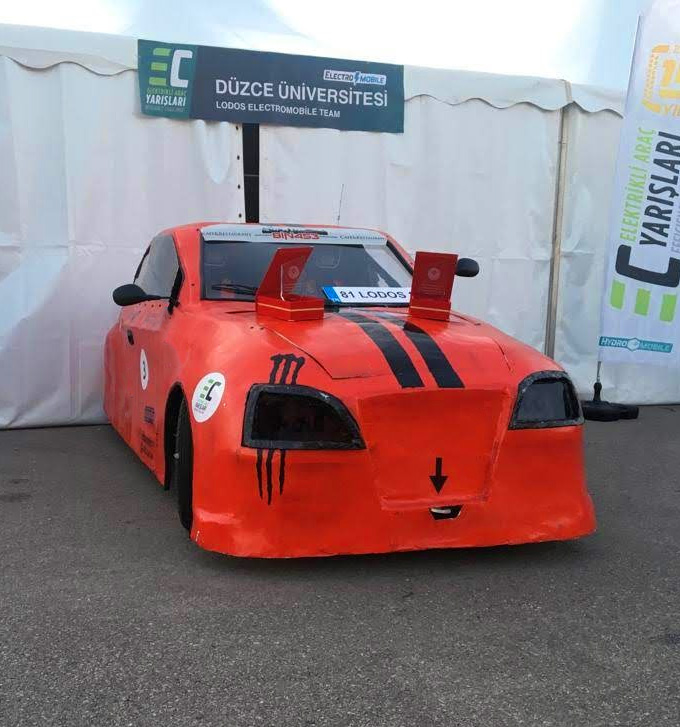 The Lodos car at the team tent